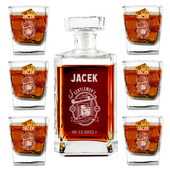 Zestaw DLA GENTLMENA karafka i 6 szklanek NA PREZENT DLA NIEGO