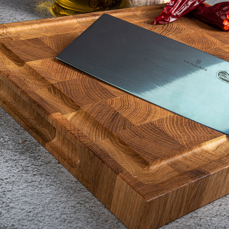 Deska sztorcowa na prezent – grawerowana, dębowa, 32,5x26,5x3 cm