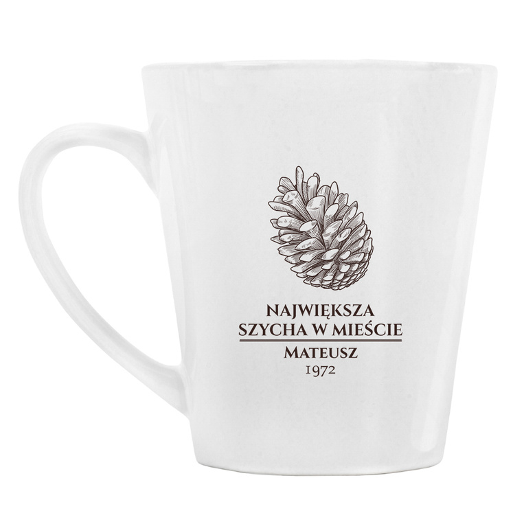 Personalizowany Kubek Latte z nadrukiem DLA SZYCHY