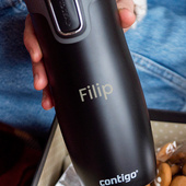 Kubek Contigo West Loop na prezent – czarny, personalizowany grawerem