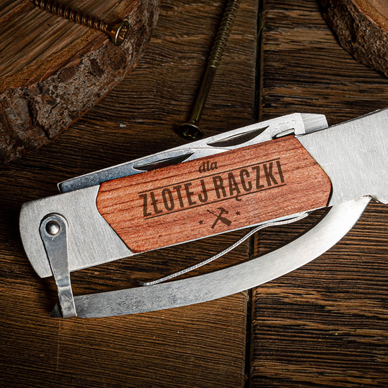 Multitool z personalizacją na prezent DLA ZŁOTEJ RĄCZKI
