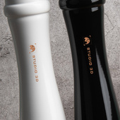 Upominek firmowy - Zestaw DUŻYCH młynków do soli i pieprzu GRAWEROWANE LOGO