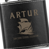 Piersiówka DLA ŻEGLARZA, MARYNARZA z peronalizowanym grawerem