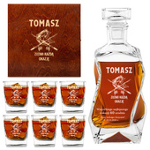 ZESTAW DO WHISKY DLA WĘDKARZA z okazji 40 URODZIN