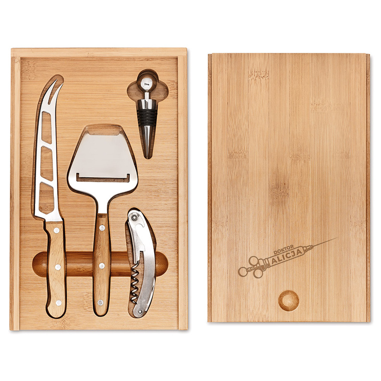 Akcesoria do serów i wina DLA LEKARZA PIELĘGNIARKI z okazji awansu emerytury