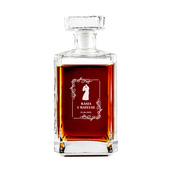 GRAWEROWANA KARAFKA na prezent DLA PARY z okazji ślubu rocznicy