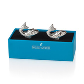 Tematyczne Spinki do mankietów RYBA – prezent DLA WĘDKARZA ICHTIOLOGA