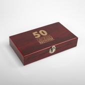 PERSONALIZOWANY zestaw do wina na 50 URODZINY dla NIEGO