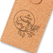 PERSONALIZOWANY zestaw do manicure w korkowym etui DLA SIOSTRY