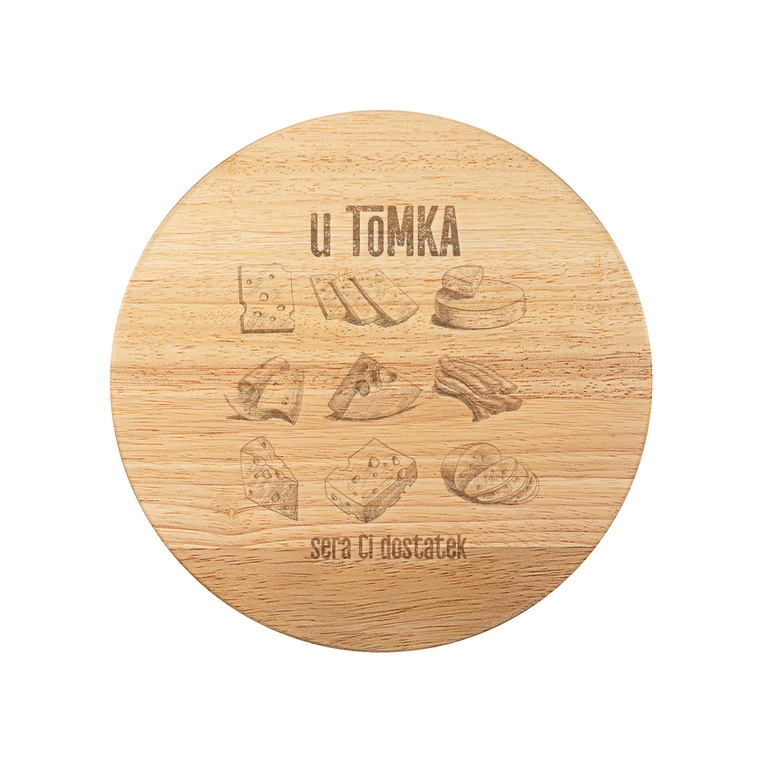 Deska do serów z grawerem na ptrezent DLA NIEGO na IMIENINY