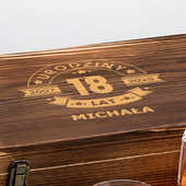 Zestaw do whisky na 18-tkę – dorosłość w wielkim stylu