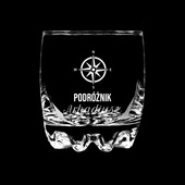 Szklanka do whisky dla PODRÓŻNIKA z grawerem