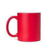 Kubek ceramiczny czerwony mat CKCZ-06 - czysty