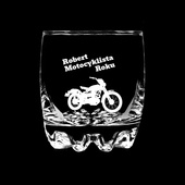 Szklanka do whisky dla MOTOCYKLISTY + grawer imienia