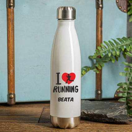 Personalizowana butelka termiczna DLA AMATORKI BIEGANIA