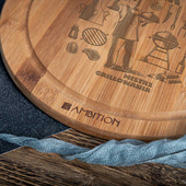 Deska drewniana dla MISTRZ GRILOWANIA na IMIENINY