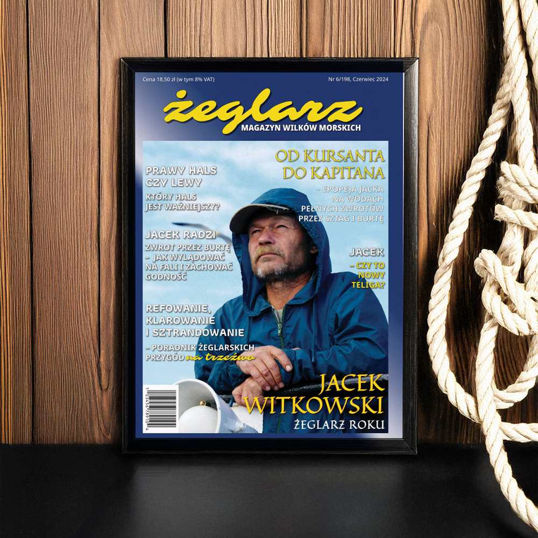 Personalizowany plakat ze zdjęciem DLA ŻEGLARZA – wyjątkowy prezent