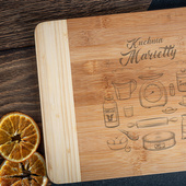 Bambusowa deska do krojenia z TWOIM GRAWEREM na WIECZÓR PANIEŃSKI