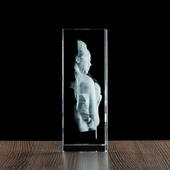 Fotokryształ 3D olbrzymi - 200x270x100 mm - zdjęcie pary osób Ślub Rocznica