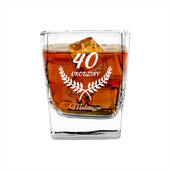 Szklanki do whisky w zestawie 6 sztuk NA 40 URODZINY