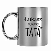 PERSONALIZOWANY KUBEK z nadrukiem NAJLEPSZY TATA + IMIĘ