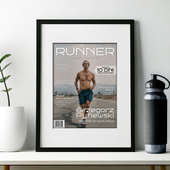 Personalizowany plakat ze zdjęciem DLA BIEGACZA – unikalny prezent