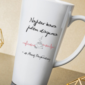 Personalizowany kubek Latte Max z nadrukiem DLA LEKARZA