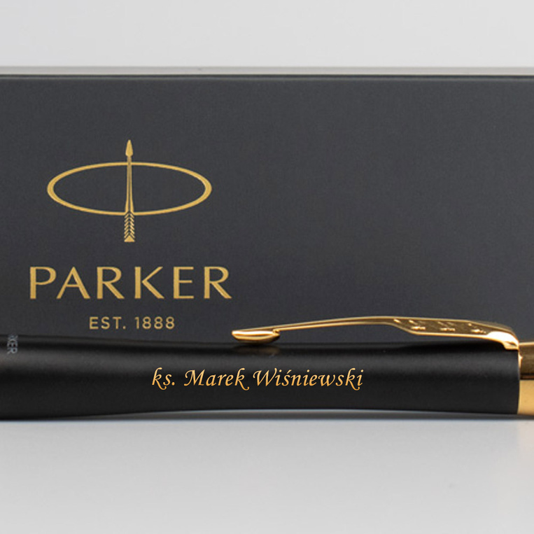 Długopis GT PARKER personalizowany grawerem DLA KSIĘDZA podziękowania gratulacje