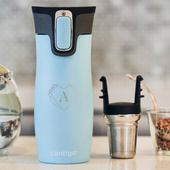 Personalizowany kubek termiczny Contigo z grawerem MONOGRAMU