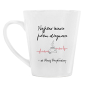 Kubek Latte z nadrukiem DLA LEKARZA na prezent