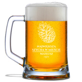 Kufel z żartobliwym grawerem – prezent z humorem NAJWIĘKSZA SZYCHA W MIEŚCIE