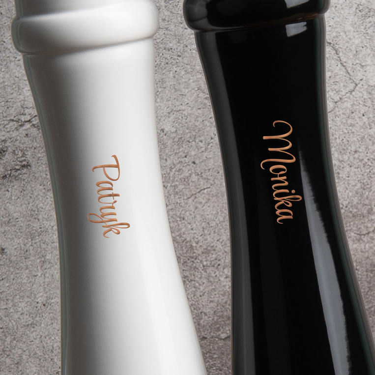 Mega duże młynki do soli i pieprzu 41,5 cm - personalizowane, idealne na prezent