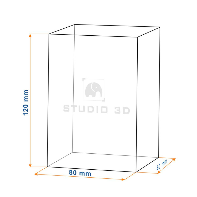 Zdjęcie 3D pieska w krysztale z podstawką LED – fotolampka 3D