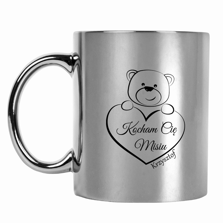 Kubek z nadrukiem NA PREZENT Z MIŁOŚCI