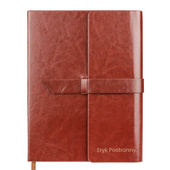 SKÓRZANY NOTES z grawerem na prezent – według twojej personalizacji