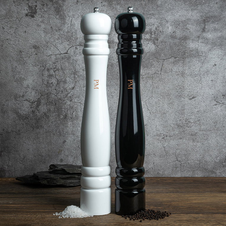 Zestaw 2 dużych młynków do soli i pieprzu 41,5 cm GRAWER INICJAŁÓW