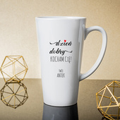 Kubek Latte Max z nadrukiem DLA UKOCHANEJ KOBIETY