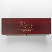 Pudełko do wina z akcesoriami PREZENT DLA WIELBICIELKI WINA