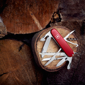 Szwajcarski Scyzoryk Huntsman z grawerem - Upominek dla Dziadka