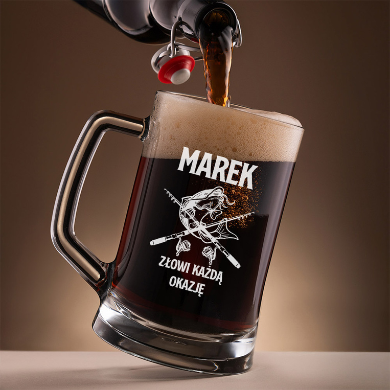 Kufel grawerowany na prezent DLA WĘDKARZA