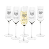 Komplet 6 kieliszków do szampana na prezent DLA MAMY