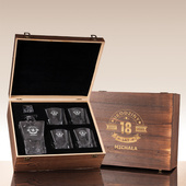 Zestaw Lodowy do whisky na 18. URODZINY – personalizowany projekt