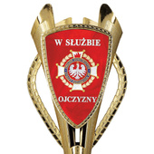 Tarcza Strażak 1 do pucharu 7243 - wys. A - czysta
