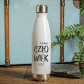 Termos na prezent z grawerem FAJNY CZŁOWIEK