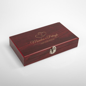 Zestaw do wina z grawerem PERSONALIZOWANY prezent DLA PARY 