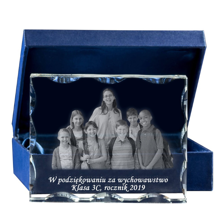 Zdjęcie Klasowe w szkle na Zakończenie Roku DLA NAUCZYCIELA