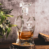 Grawerowany zestaw do whisky ze szklankami dla GENTLEMENA na IMIENINY