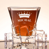 Szklanka Lodowa Premium z imieniem – PREZENT URODZINOWY twój grawer
