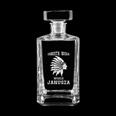 Karafka do OGNISTEJ WODY z grawerem na prezent DLA WODZA