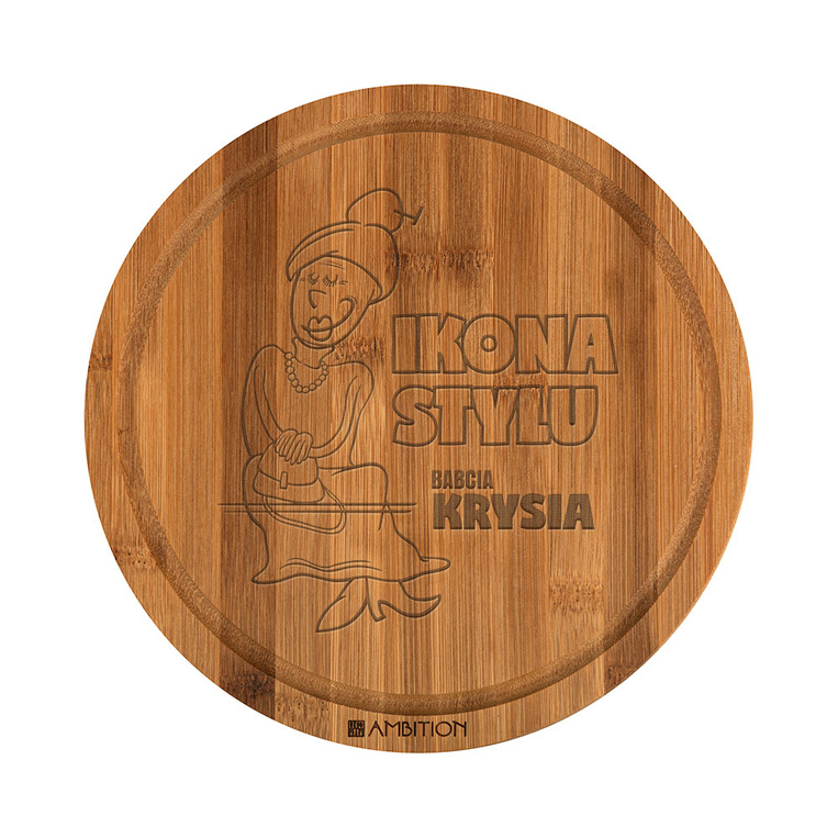 Deska do krojenia DLA BABCI z Twoim grawerem IKONA STYLU